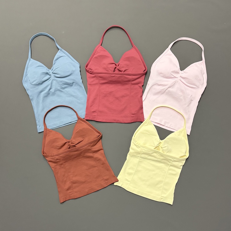 Suspender Tank Top - Top Esportivo Feminino Sem Costura com