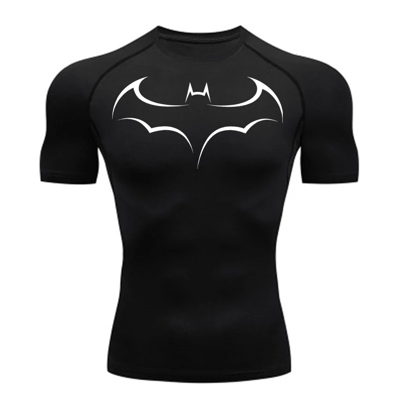 T Shirt Tight Fit - Camiseta Masculina Estampada com Morcego, Camiseta