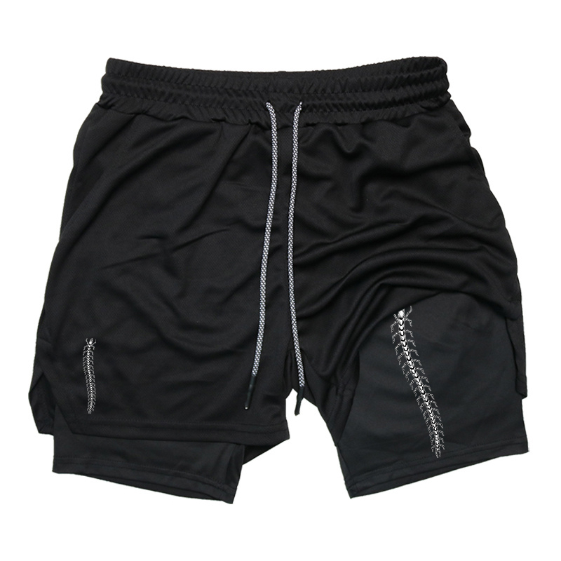 Compression Shorts Athletes - Shorts de Corrida 2 em 1
