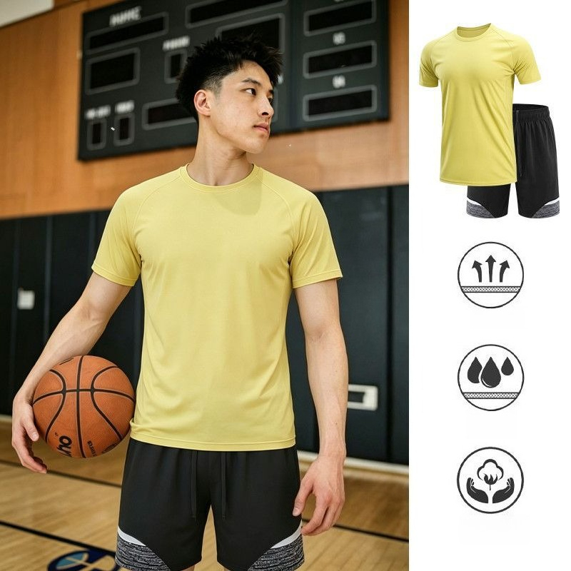 Conjunto de Fitness: Camiseta  - Compression Shorts Athletes avaliação e preço