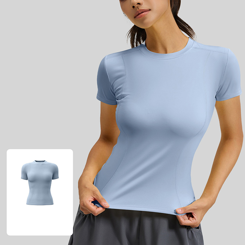 Camiseta de Yoga Feminina Slim - T Shirt Tight Fit avaliação e preço