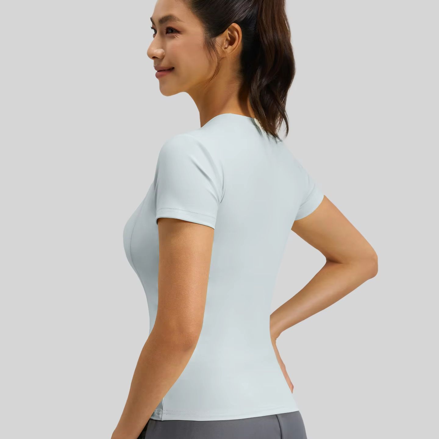 Camiseta de Yoga Feminina Slim - T Shirt Tight Fit avaliação e preço