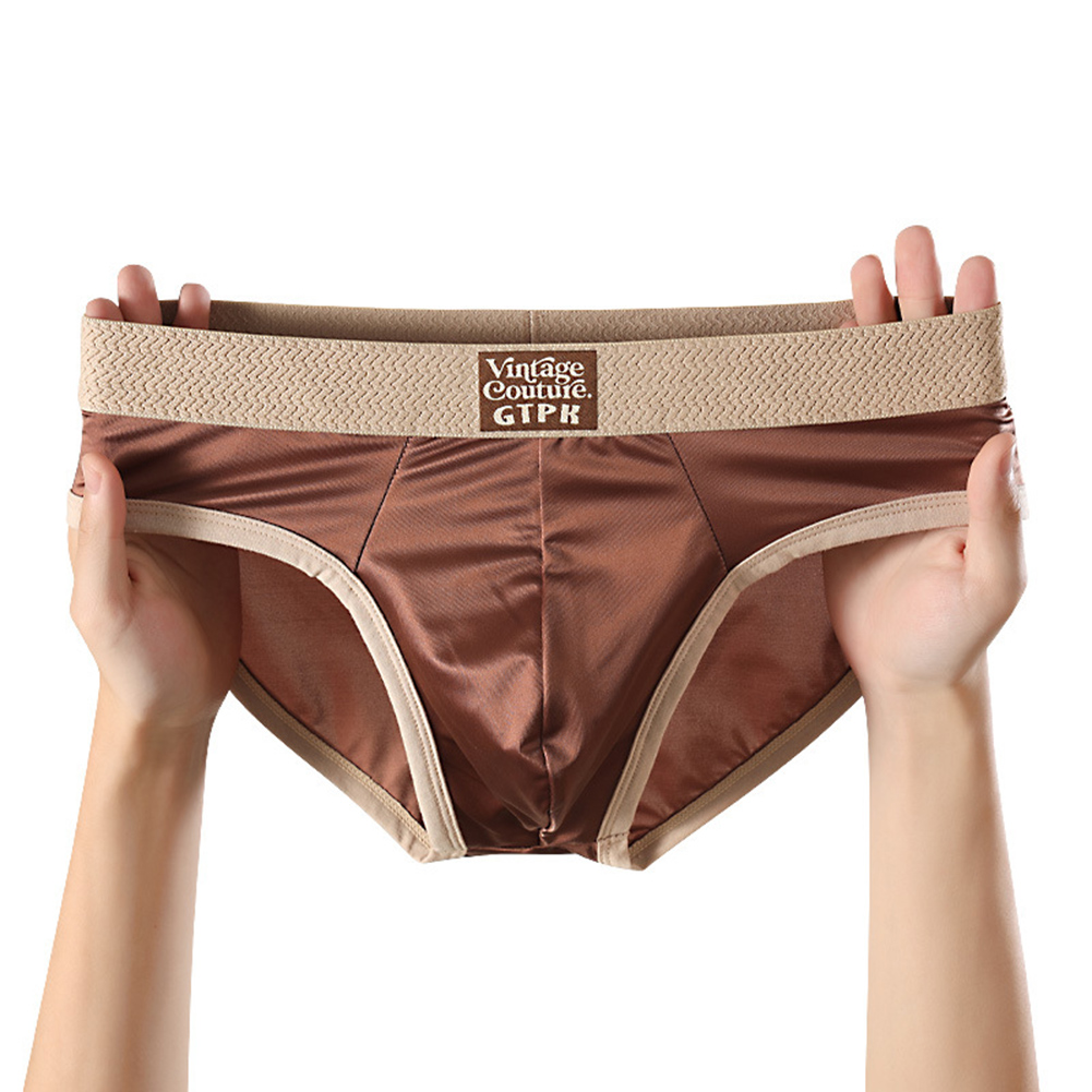 Homens cetim-como lingerie sua - Trunk Breathable Men avaliação e preço