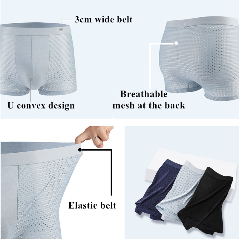 4 pçs/lote cuecas boxers short - Multi Pack Underwear avaliação e preço