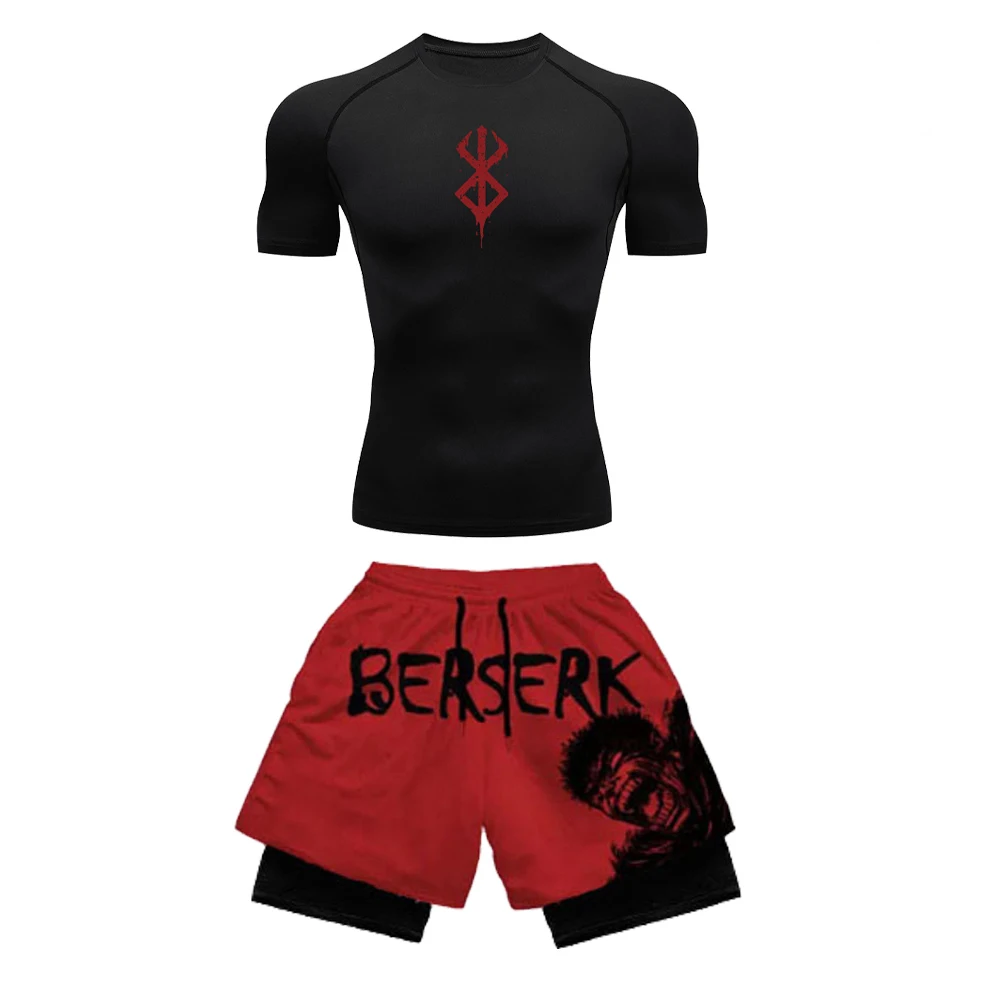 Anime 3d impresso conjunto de  - Compression Shorts Athletes avaliação e preço
