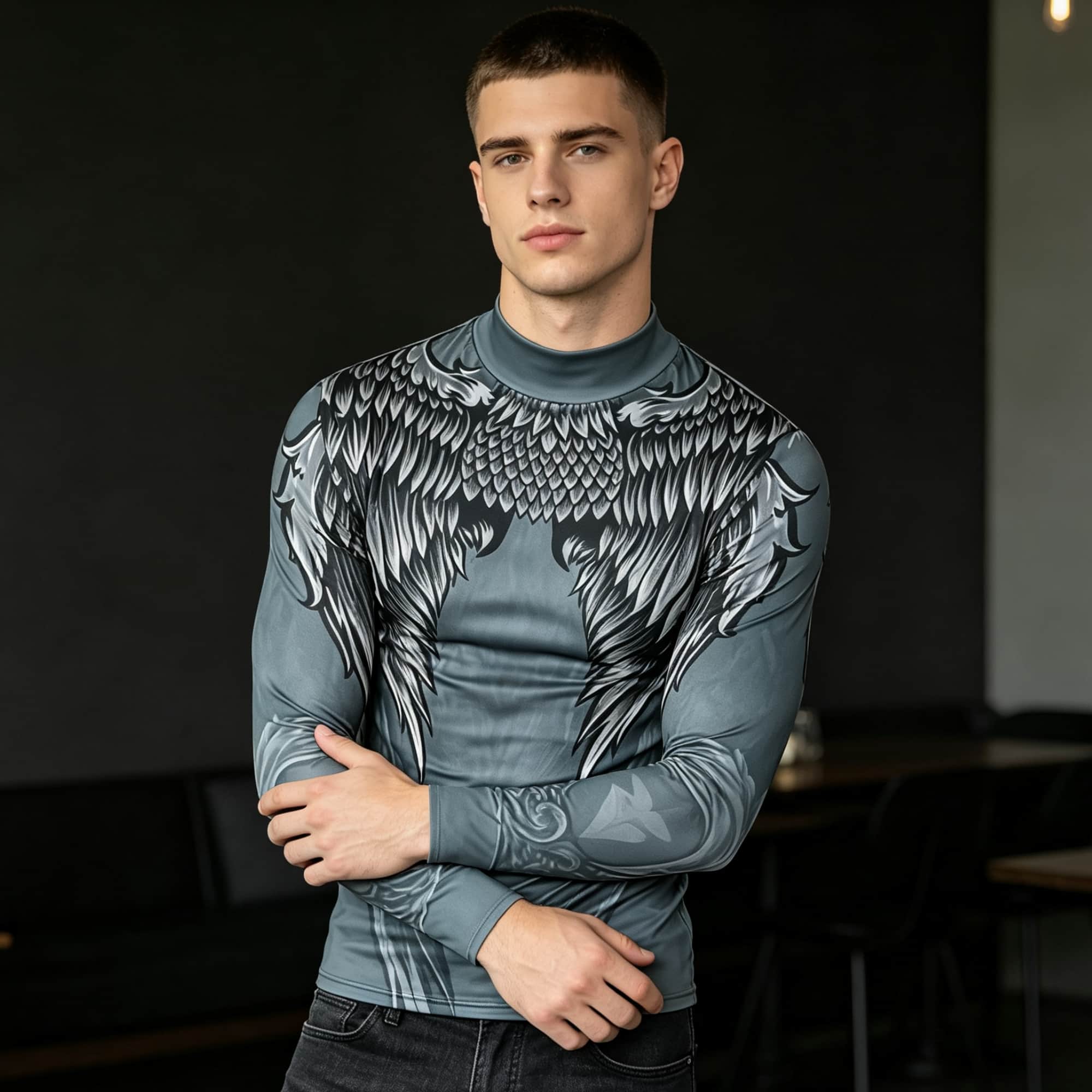 Camiseta Masculina de Manga Lo - Base Layer Top avaliação e preço