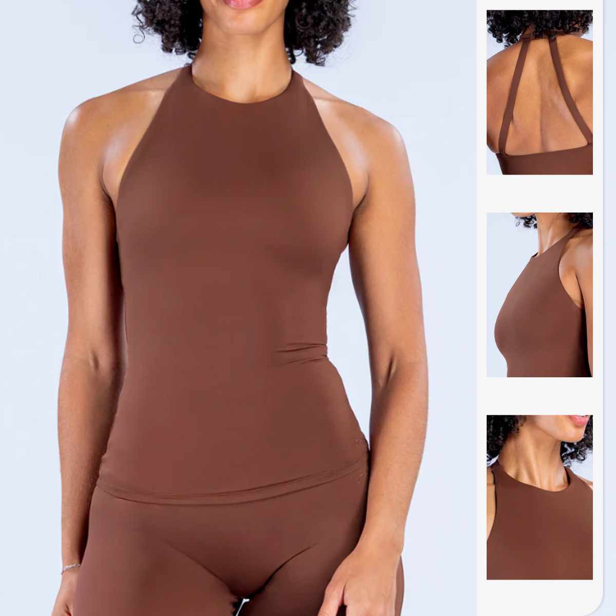 Top Halter Feminino com Sutiã  - Suspender Tank Top avaliação e preço